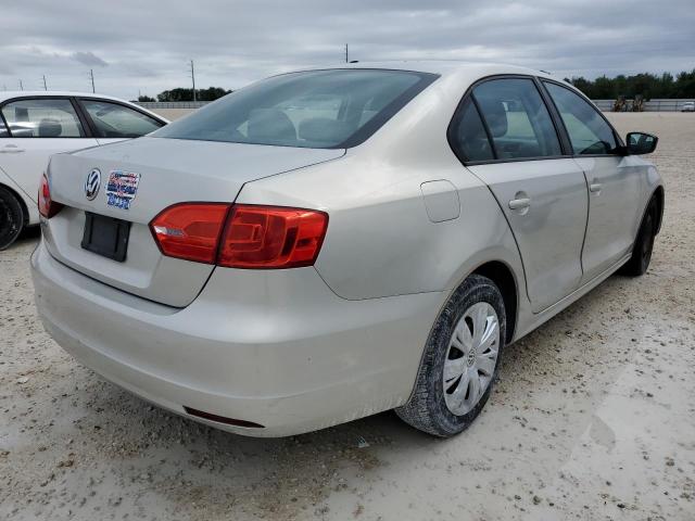 3VW2K7AJ9BM356592 - 2011 VOLKSWAGEN JETTA BASE 银色 照片 3