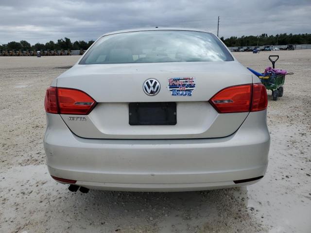 3VW2K7AJ9BM356592 - 2011 VOLKSWAGEN JETTA BASE 银色 照片 6