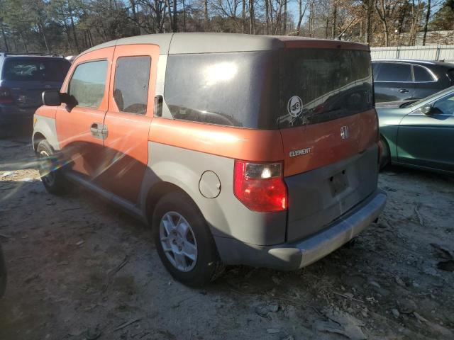 5J6YH18305L****** - 2005 HONDA ELEMENT LX ORANGE photo 2