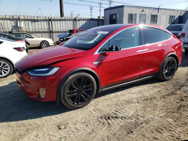 5YJXCAE23GF018784 - 2016 TESLA MODEL X RED photo 1