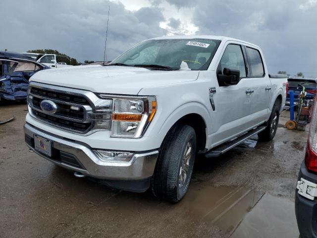 1FTFW1E86MKD85121 - 2021 FORD F150 SUPER WHITE photo 1