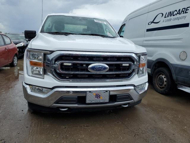 1FTFW1E86MKD85121 - 2021 FORD F150 SUPER WHITE photo 5