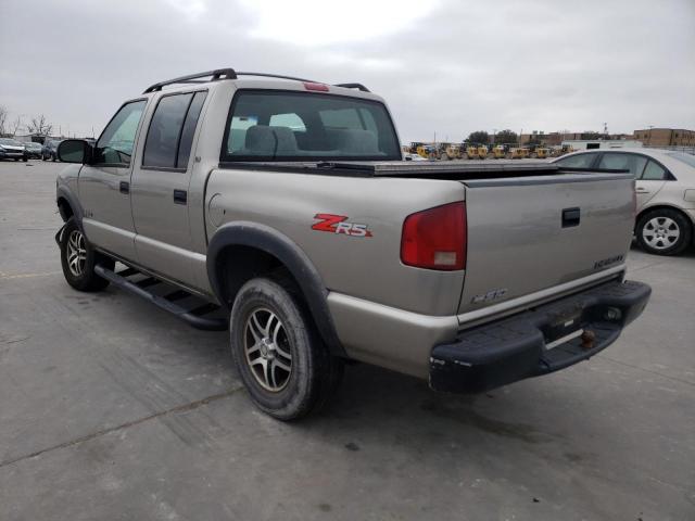 1GCDT13W72K185850 - 2002 CHEVROLET S TRUCK S1 BEIGE photo 2