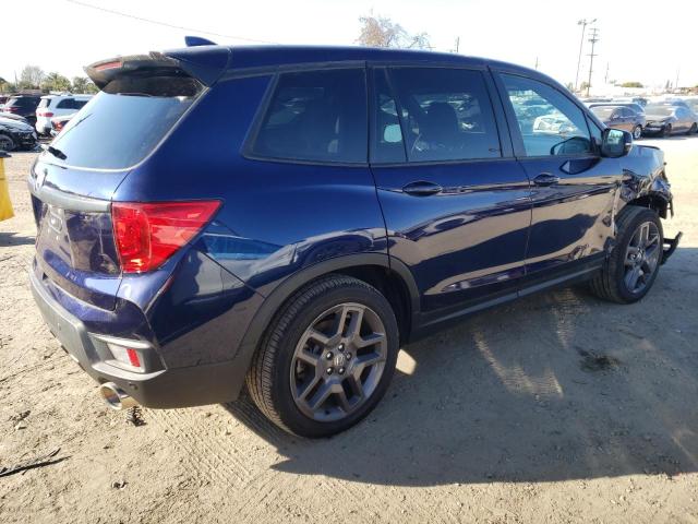 5FNYF7H54NB001462 - 2022 HONDA PASSPORT E 蓝色 照片 3