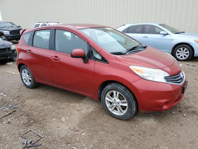 3N1CE2CP6EL401018 - 2014 NISSAN VERSA NOTE RED photo 4