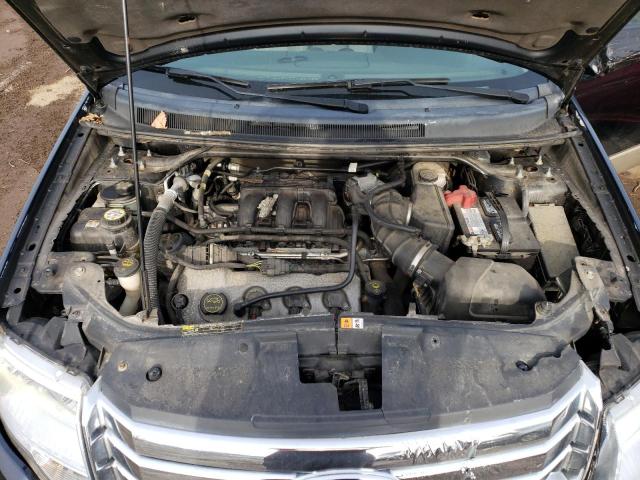 1FMDK07W88GA18928 - 2008 FORD TAURUS X E BLUE photo 12