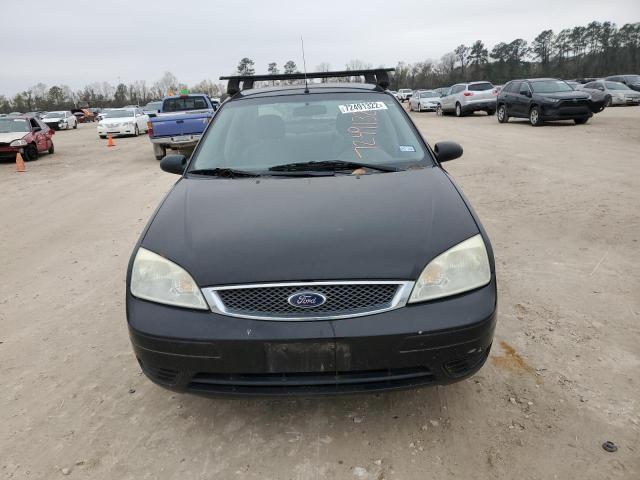 1FAHP34N87W244000 - 2007 FORD FOCUS ZX4 BLACK photo 5