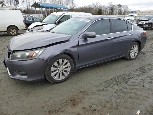 1HGCR2F80FA240388 - 2015 HONDA ACCORD EXL GRAY photo 1