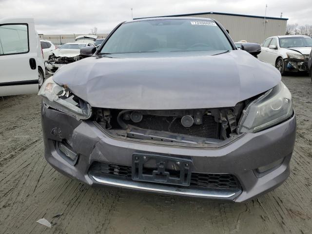 1HGCR2F80FA240388 - 2015 HONDA ACCORD EXL GRAY photo 5