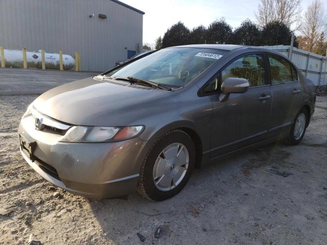 JHMFA36226S017878 - 2006 HONDA CIVIC HYBR GRAY photo 1