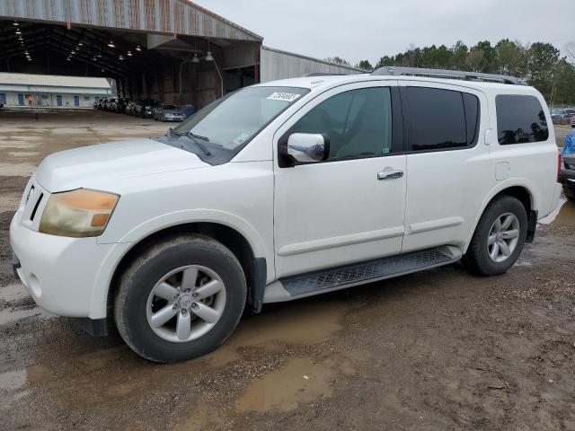 5N1BA0ND5AN608467 - 2010 NISSAN ARMADA SE WHITE photo 1