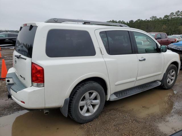 5N1BA0ND5AN608467 - 2010 NISSAN ARMADA SE WHITE photo 3