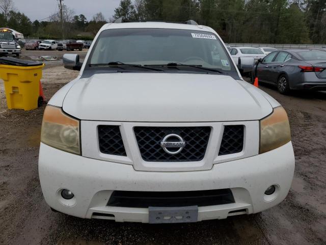 5N1BA0ND5AN608467 - 2010 NISSAN ARMADA SE WHITE photo 5