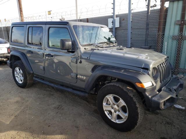 1C4HJXDG5KW546308 - 2019 JEEP WRANGLER U GRAY photo 4