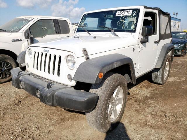 1C4AJWAG5HL711297 - 2017 JEEP WRANGLER S WHITE photo 2