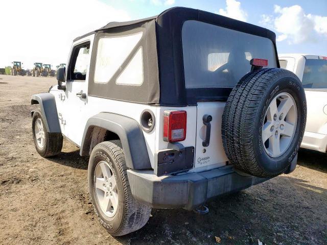 1C4AJWAG5HL711297 - 2017 JEEP WRANGLER S WHITE photo 3