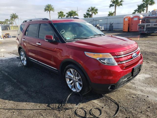 1FM5K7F83FGB56485 - 2015 FORD EXPLORER L RED photo 1