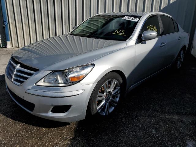 KMHGC46F69U****** - 2009 HYUNDAI GENESIS 4. SILVER photo 1