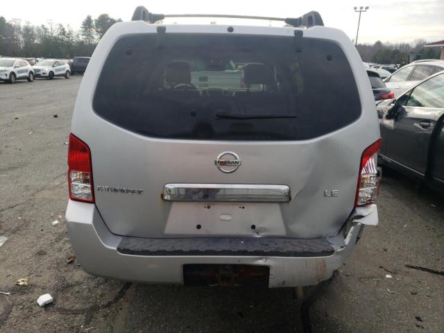 5N1AR18W37C639258 - 2007 NISSAN PATHFINDER SILVER photo 6