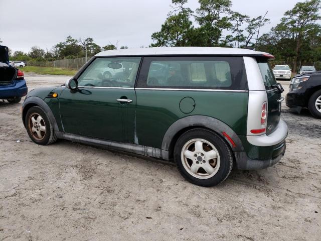 WMWZF3C53BTY00644 - 2011 MINI COOPER CLU GREEN photo 2