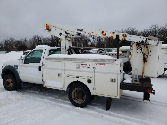 1FDXF46Y48EA55515 - 2008 FORD F450 SUPER WHITE photo 2