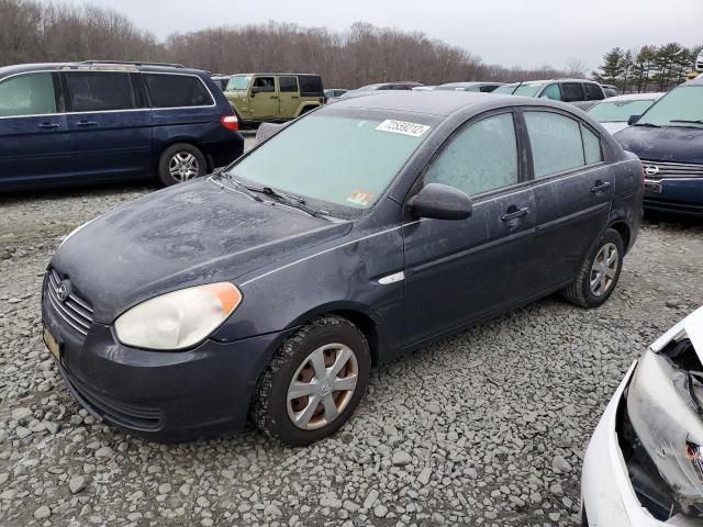 KMHCN46C57U****** - 2007 HYUNDAI ACCENT GRAY photo 1