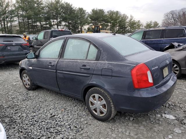 KMHCN46C57U****** - 2007 HYUNDAI ACCENT GRAY photo 2