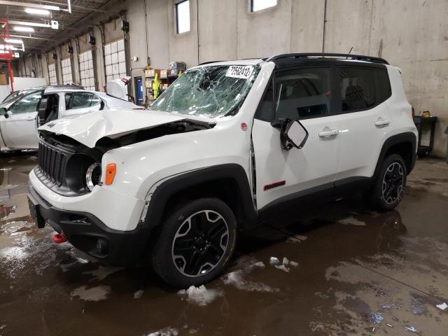 ZACCJBCT7GPE05580 - 2016 JEEP RENEGADE T WHITE photo 1