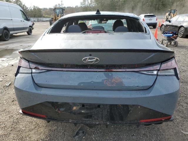 KMHLR4AFXNU306826 - 2022 HYUNDAI ELANTRA N GRAY photo 6