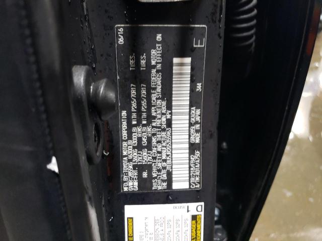 JTEBU5JR2G5355963 - 2016 TOYOTA 4RUNNER SR 黑色 照片 12