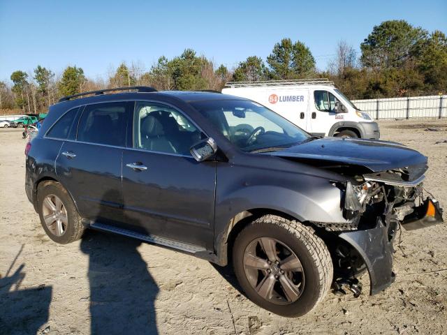 2HNYD2H69BH502753 - 2011 ACURA MDX TECHNO GRAY photo 4