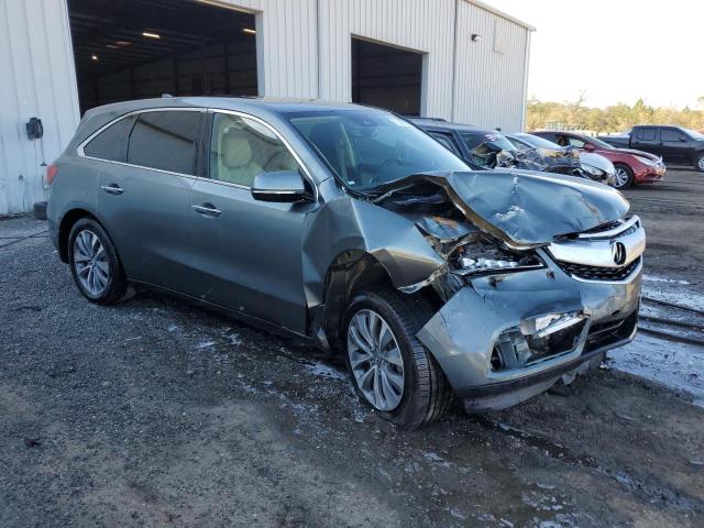 5FRYD3H47GB009112 - 2016 ACURA MDX TECHNO GRAY photo 4
