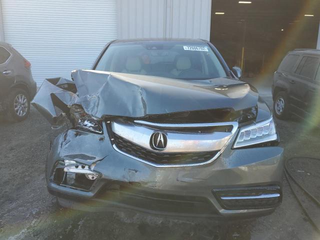 5FRYD3H47GB009112 - 2016 ACURA MDX TECHNO GRAY photo 5
