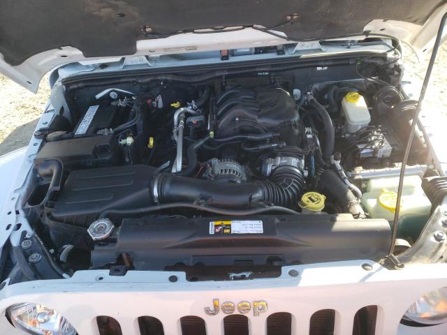 1C4AJWBG1EL271962 - 2014 JEEP WRANGLER S WHITE photo 11