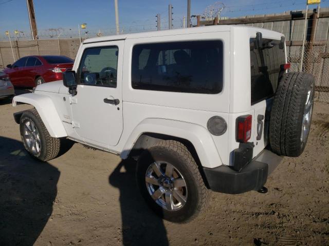 1C4AJWBG1EL271962 - 2014 JEEP WRANGLER S WHITE photo 2