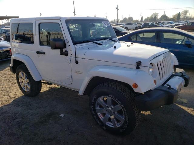 1C4AJWBG1EL271962 - 2014 JEEP WRANGLER S WHITE photo 4