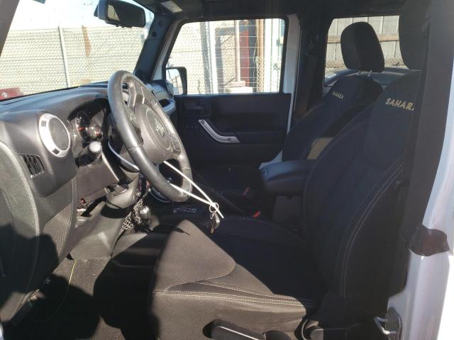 1C4AJWBG1EL271962 - 2014 JEEP WRANGLER S WHITE photo 7