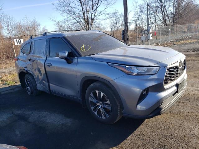 5TDHZRBH0LS009511 - 2020 TOYOTA HIGHLANDER ლურჯი ფოტო 4