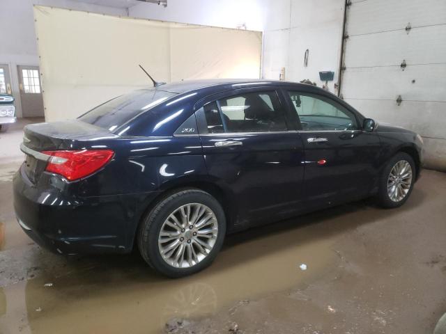 1C3BC2FB1BN582690 - 2011 CHRYSLER 200 LIMITE BLUE photo 3