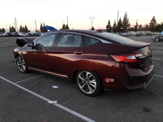 JHMZC5F11JC016928 - 2018 HONDA CLARITY MAROON photo 2