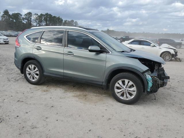 5J6RM3H76CL007921 - 2012 HONDA CR-V EXL GREEN photo 4