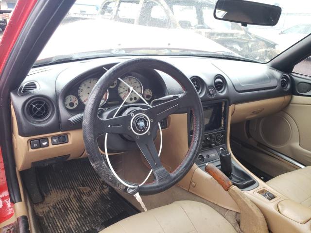 JM1NB353410209652 - 2001 MAZDA MX-5 MIATA RED photo 8