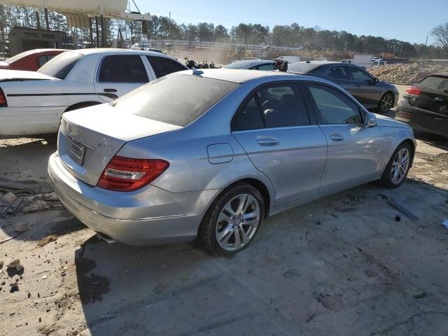 WDDGF8AB8ER303497 - 2014 MERCEDES-BENZ C 300 4MAT SILVER photo 3