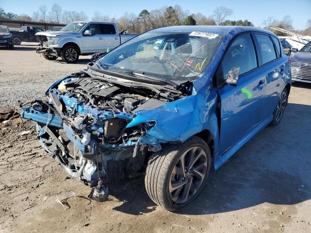 JTNKARJE1JJ575557 - 2018 TOYOTA COROLLA IM BLUE photo 1