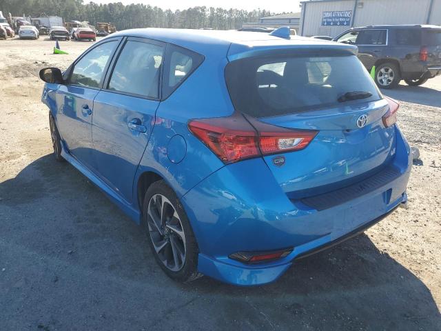 JTNKARJE1JJ575557 - 2018 TOYOTA COROLLA IM BLUE photo 2