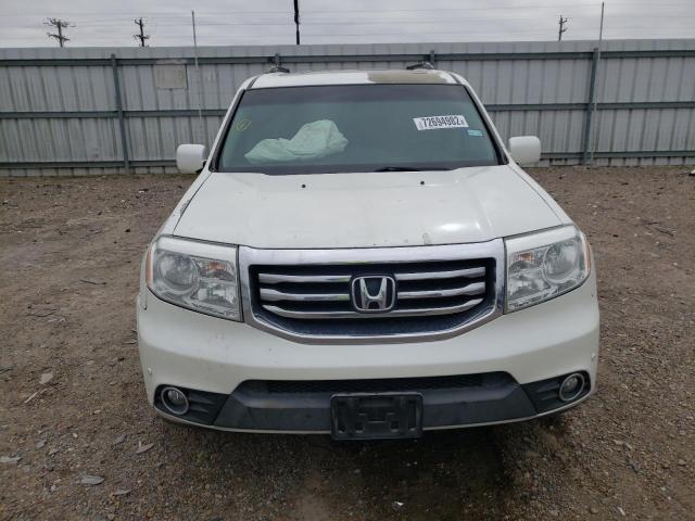 5FNYF3H95EB009338 - 2014 HONDA PILOT TOUR WHITE photo 5