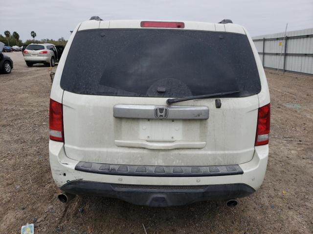 5FNYF3H95EB009338 - 2014 HONDA PILOT TOUR WHITE photo 6