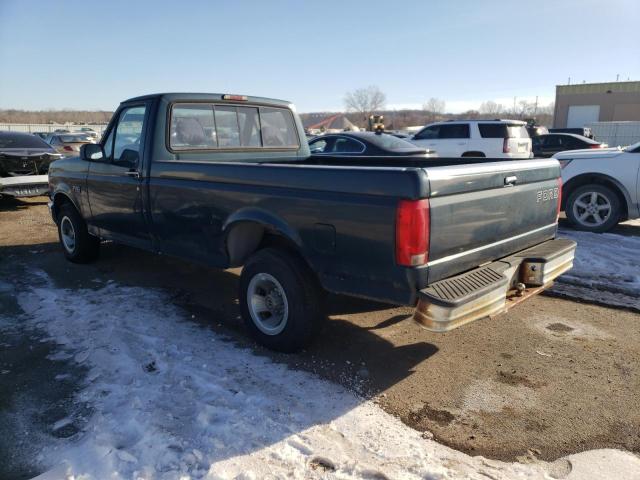 1FTEF15N4SNB09825 - 1995 FORD F-150 BLUE photo 2