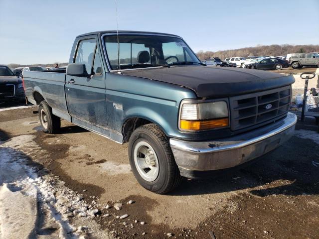 1FTEF15N4SNB09825 - 1995 FORD F-150 BLUE photo 4