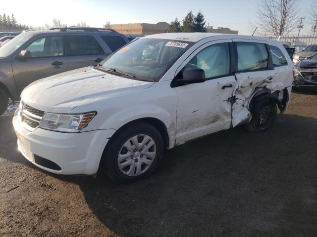 3C4PDCAB7ET213770 - 2014 DODGE JOURNEY SE WHITE photo 1